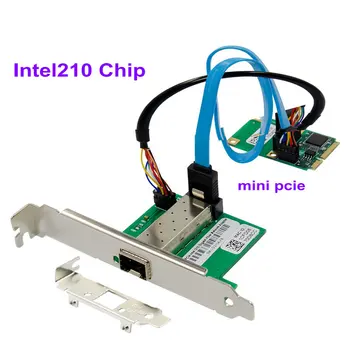 MINI PCIE Gigabit võrgu kaart 1000M SFP LAN KAARDI kiip I210
