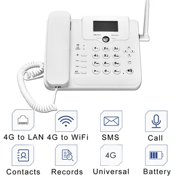 CAT4 Võrgustike Gsm Telefoni Volte Lauatelefoni Wi Fi Hotspot Laua lauatelefon WCDMA USB 4g Wifi Ruuter Koos Sim-Kaardi Pesa W101W