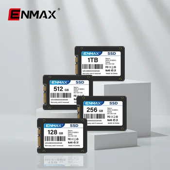ENMAX SATAIII 128GB SSD 256GB 512 GB 1 TB HD Solid State Kõvaketas 2.5 tolline Internal SSD Drive Jaoks, Sülearvuti, Sülearvuti, Lauaarvuti