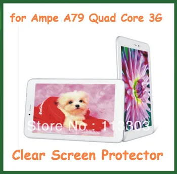 3tk 7-tolline Clear Screen Protector Film Suurus 189x116mm jaoks Ampe A79 Quad Core 3G telefon Tablett Nr Jaemüügi Pakendis Tasuta Shipping
