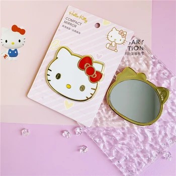 Hello Kitty Peegel Kaasaskantav Peegel 산리오 Ühte Nägu Mini Väike Kaasaskantav Meik Peeglid Klassikaline Tõeline Koomiks Kawaii Tüdruk Kingitus