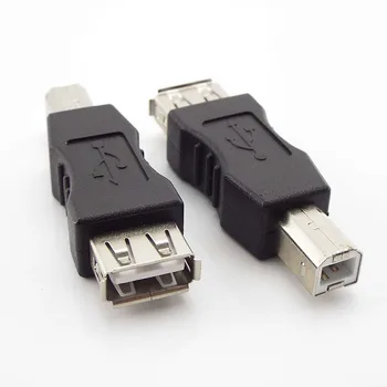 USB 2.0 A-Tüüpi Naine toType B Mees Converter Pistik Jae-Port Adapter USB Printer Printida kiire