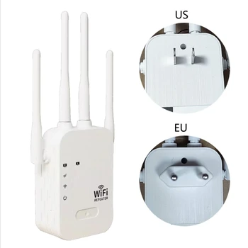 WiFi Extender on 2,4+5 ghz Internet Booster 4 Antenni Wifi Ruuteri Wireless Repeater Y9RF