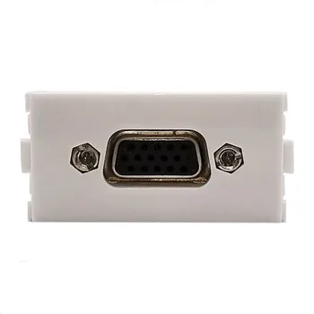 VGA female Adapter jack socket assamblee, komposiit video seina paneeli 128/86/120