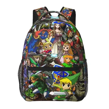 Zelda Seljakott Tüdrukud Poisid Travel RucksackBackpacks jaoks Teismeliste kooli kott