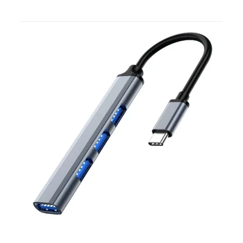 4 Pordid USB Hub Jagaja Multi Hub C-Tüüpi USB 3.0 Adapter USB Mitu Porti Power Adapter