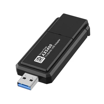 5400Mbps USB 3.0 Traadita Võrgu Kaart WiFi 6E Tri-Band 2.4 G 5G 6G Gigabit Ethernet Adapter USB Dongle for Windows 10 11