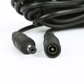 Hot Müük 1m 2m 3m 5M 10M DC connector Pistik laiendiga traat 5.5 X 2.1 mm KS naine & Mees Jack adapter