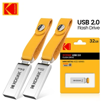 KODAK Mini metallist 64gb USB Flash Drives kaelapaela kinnitamine jaoks võtmed pen drive-USB 2.0 mälupulk 64GB auto sülearvutid MacBook destops