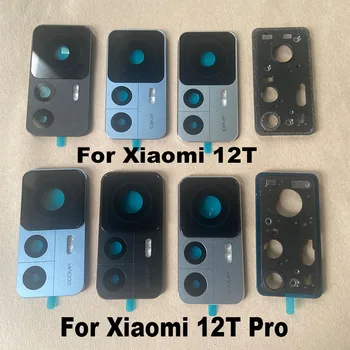 3 in 1 Originaal Uus Xiaomi Mi 12T Pro Back Kaamera Klaas Tagumine Objektiivi Kate Koos Raami Katta Liimi Kleebise Liim