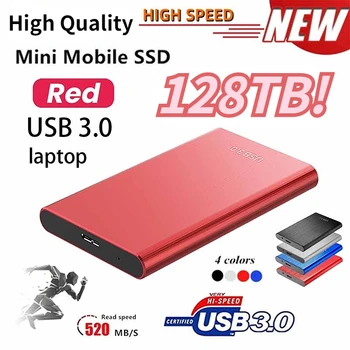 Algne High-speed Portable SSD 2TB 1 TB Väline kõvaketas Mass Storage USB 3.0 Liidesega Arvuti, Sülearvutid Sülearvuti