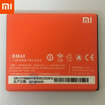 100% Backup uus BM40 Aku 2030mAh jaoks Xiaomi Mi Redmi 1 1S Aku varu Jälgimise numbri