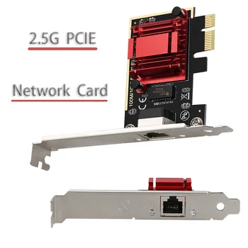 2.5 gbit / s PCI Express Gigabit Adapter PCI-E võrgukaart Ethernet Mäng PCIE Kaart RJ-45 LAN Adapter mängude adaptiivne 10/100/1000M