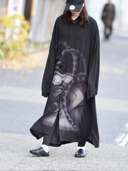 yohji yamamotos särk pluss suurus Madu ja Naiste Unisex Owens särgid ja pluusid Jaapani stiilis mõõdus tops meeste särgid, riided