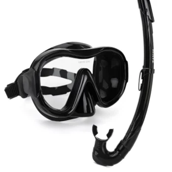 Uus snorkeling kahe-osaline komplekt veekindlast high-definition sukeldumine kaitseprillid pool-kuiv, hingamine tube suur raam sukeldumine kaitseprillid