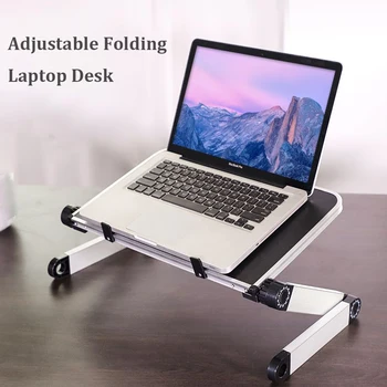 Reguleeritav Laptop Stand Portable Folding Sülearvuti Laua Jaoks, Voodi, Diivan Reisi Alumiiniumist Ergonoomiline Arvuti Laud
