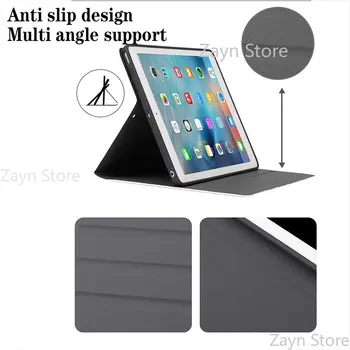 Disney Stitch Tahvelarvutite puhul on iPad Õhu 1 2 3 Mini 4 5 6 iPad Pro 2022 11in Anti-tilk Kolm korda Pen Pesa Turvapadi Kaitsev Kate