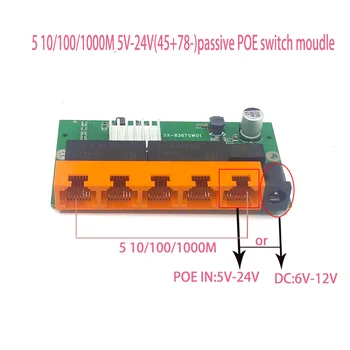 OEM Uus mudel 5-Port Gigabit Switch Desktop RJ45 Ethernet Switch 10/100/1000mbps Gigabit Lan lüliti rj45 tp-link