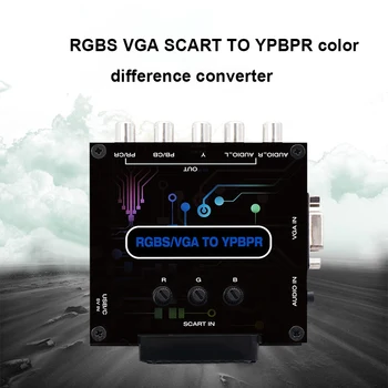 RGBS VGA-SCART, ET YPBPR Converter Video Mängu Konsool RGBS VGA-SCART, ET YPBPR Värvi Vahe Converter Video Adapter