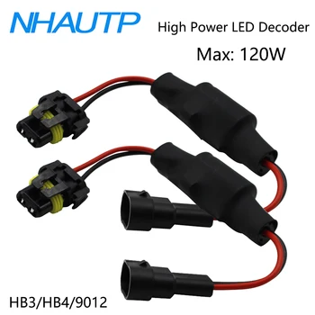 NHAUTP 1Pair Uusim HB3 9005 HB4 9006 9012 High Power LED-Vilkur Dekooder Anti-interferentsi Ei Vea Canbus Vastupanu 12V/24V