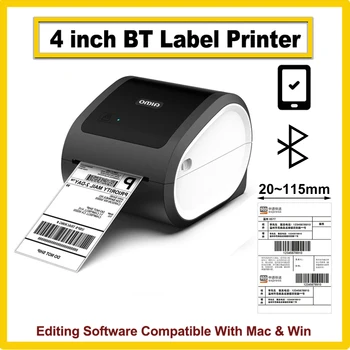 Thermal Label Printer Paberi Label Printer D520 4x6 100mm Label Printer, Laevandus Pakendi Ean QRcode Kaupade Silt Kleebis