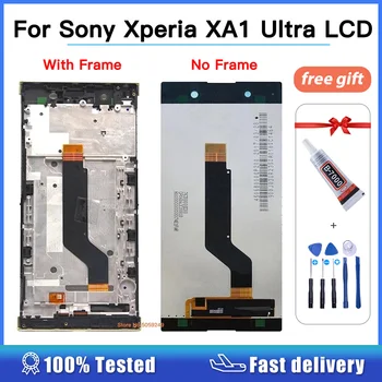 SONY Xperia XA1 Ultra G3221 G3212 G3223 G3226 LCD Ekraan Digitizer Sony C7 Assamblee Puutetundlik Raam