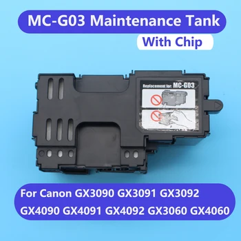 MC-G03 Jäätmete Ink Tank Chip, Canon GX4030 GX3040 GX4040 GX3050 GX4050 GX3070 GX4070 GX3090 MC G03 Hooldus Mahuti Box