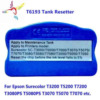 T6193 Hooldus Mahuti Resetter Epson Surecolor T3000 T5000 T7000 T3080 T5080 T7080 Printer Jäätmete Ink Tank-Chip-Resetter