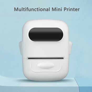 Multifunktsionaalne Tasku-Mini Printer Traadita Bluetooth-valgustundlik Termilise Foto Märgise Masin, mobiiltelefon, ARVUTI Sülearvuti
