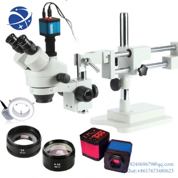 3,5 X-90X Trinocular Stereo Zoom Kaamera Optilise Mikroskoobi LED Valgus