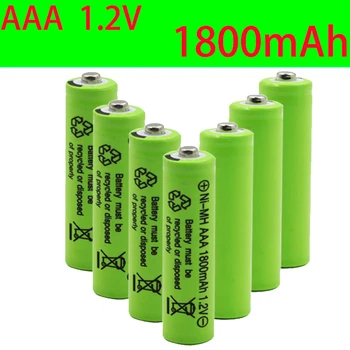 100% Uus Originaal 1800 MAh AAA 1,2 V Qualität Akku Ni-Mh 3A Batterie