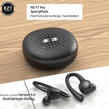 Juhtmeta Kõrvaklapid T7 Pro TWS Peakomplekti Bluetooth-ühilduvad Kõrvaklapid HiFi Stereo Sport Veekindel Mugav Kõrva-Konks Earbuds