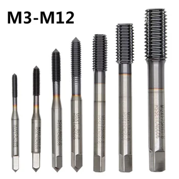 M3-M12 Koobalt Keerme Tap Drill Bit Moodustavad Flööt Meetriline TICN Kattega Väljapressimist Puuduta tööpinke, Roostevaba Teras, Metall
