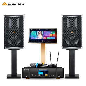 Uus WiFi Laulu Karaoke Masin Vod Karaoke Süsteemi 4TB Juke Box Professionaalne Masin Süsteemi Kõlar InAndOn Karaoke Mängija Komplekt