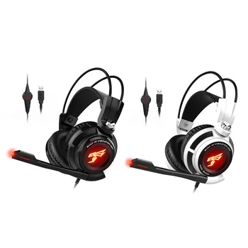 Somic Wired Gaming Headset 7 1 Kanal Professionaalne LED Mood Surround Sound Mängu Mängima Kõrvaklappide Valge