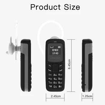 0.66-Tolline Sport Kõrva Mini Mobiiltelefon On Väga Väike Mobiiltelefoni Bm30 Bluetooth Mini Mobiiltelefoni Nuppu Numbrivalitsa Mini Klaviatuuri Telefon