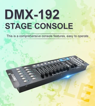 UUS 192 DMX Kontroller DJ Seadmed, 512 Konsooli Etapi Valgustus LED Par Liikuv Pea Kohtvalgustid Controlle