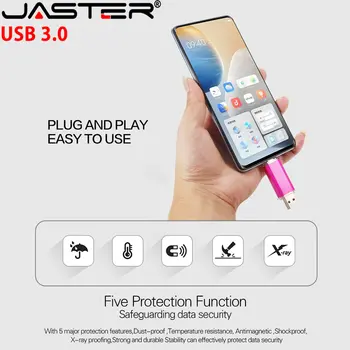 Suure Kiirusega USB-C-Pen Drive 128GB 3.0 Flash Drive Custom Logo Mobiiltelefoni Memory Stick 64GB lasergraveerimine U Disk 32GB 16GB, 8GB