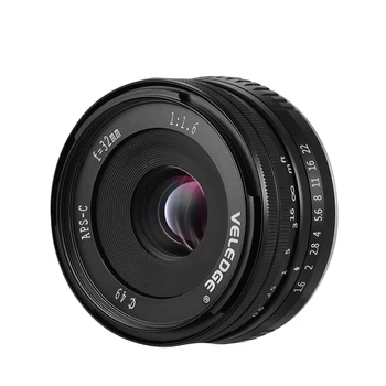 VELEDGE 32MM F1.6 Juhendis Fikseeritud fookusega Objektiiv Fuji Mikro-Ühe Kaamera X-T X-PRO X-E-Seeria Kaamera Objektiivid