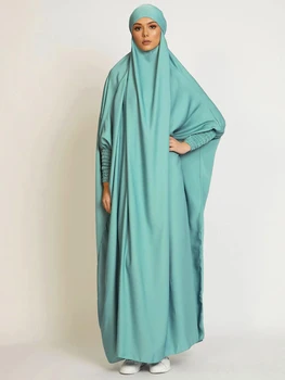 Eid Kapuutsiga Moslemi Naiste Hijab Kleit Palve Rõivas Jilbab Abaya Kaua, Khimar Täielikult Katta Ramadan Kleit Abaya Islami Riided Niqab