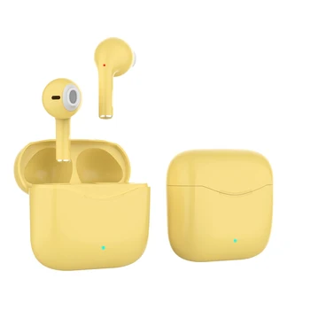 BT Kõrvaklapid ja Juhtmeta Kõrvaklappidega Peakomplekt Earbuds Bluetooth Kõrvaklapid Kõrva Pungad LR15 Kollane Kõrvaklapid