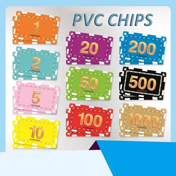 40PCS Pokkeri Žetoone Tulemuskaart Komplekt Plastikust Pokkeri Meelelahutuslikus Münte Veekindel Texas Hold ' em Casino Chips ja Meelelahutus Kohtades