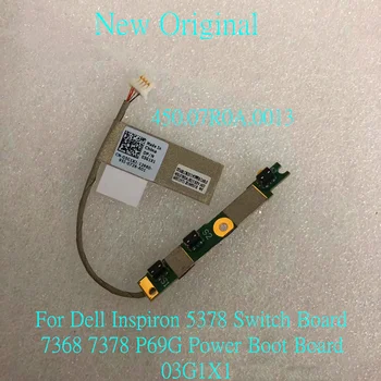 Uus Originaal Sülearvuti Lüliti Power Board Dell Inspiron 5378 7368 7378 P69G Võimsus Boot Juhatuse 03G1X1 450.07R0A.0013 pikkus 10cm