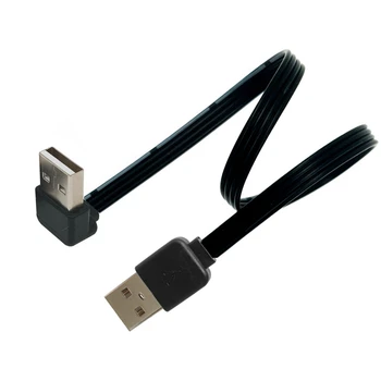 USB 2.0 Üles Alla Nurk 90 Kraadi Mees, et Mees Super korter paindlik Laiendamine Adapter USB2.0 Mees Mees 90Degrees Kaabel-0.1-1m