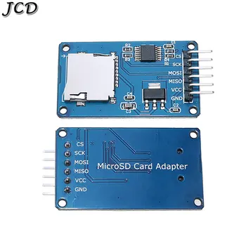 JCD 1tk Micro SD card, mini TF-kaardi lugeja moodul SPI liidesed tasandil converter kiip arduino