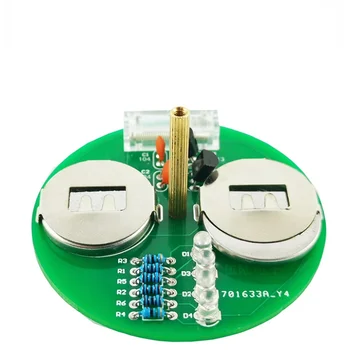 Diy Kit Elektrooniline LED Gyro DIY Keevitus Kit Pöörleva Laterna Inline Komponendid Diy Elektroonilise Sodering Projekti(ilma akuta)