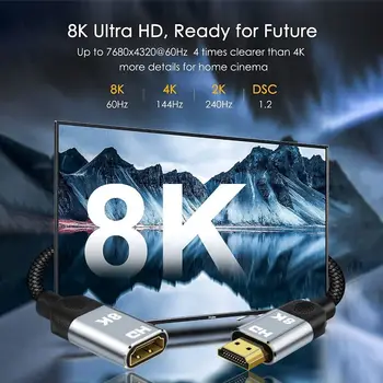 Eest PS5/XBox 4K@120Hz kiire 48Gbps Video Juhe, HDMI Pikendus-Kaabel HDMI-2.1 Meeste ja Naiste