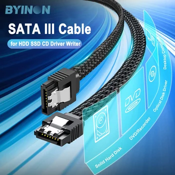 Byinon 5tk/10tk SATA-Kaabel-SATA 3.0/2.0/1.0 2,5/3,5-Tolline SATA SSD Kiire 6Gbps Andmete Edastamise SATA Kaabel kõvaketas