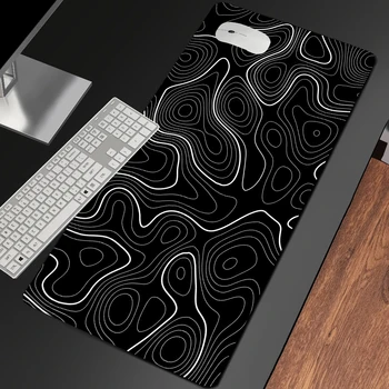 1000 Playmat Laua Matt Black Mouse Pad Matt Tekstuur Gamer Vaip Office Tarvikud Laiendatud Pad Gaming Mousepad Arvuti Kirjutuslauad