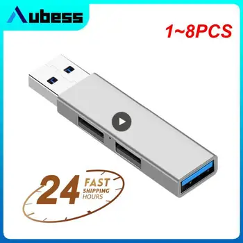 1~8PCS 3.0 Hub USB Hub 2.0 Multi USB-Jaoturi Hub Kasutada Power Adapter 3 Port Mitu Expander 2.0 USB 3.0 Hubfor TK